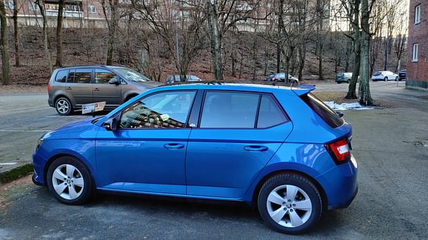 Skoda Fabia med Vinterdekk