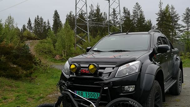 Isuzu D-Max med GPS
