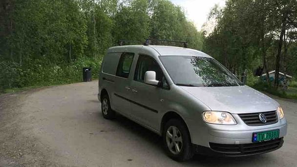 Volkswagen Caddy Maxi med Sykkelstativ