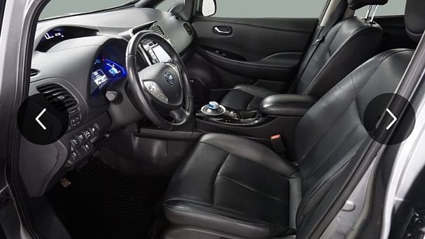 Nissan Leaf med GPS