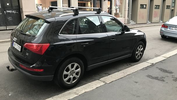 Audi Q5 med Sykkelstativ