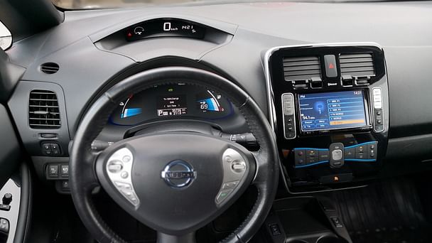 Nissan Leaf med GPS