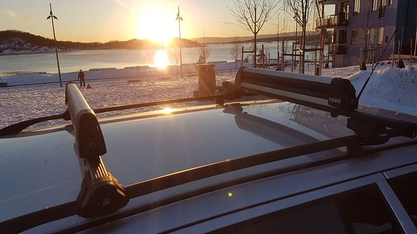 Skoda Octavia med Skistativ