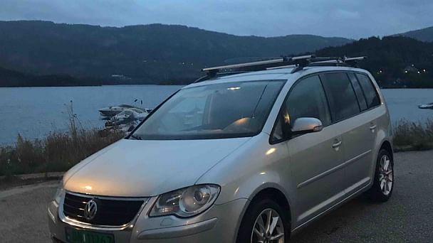 Volkswagen Touran med Vinterdekk