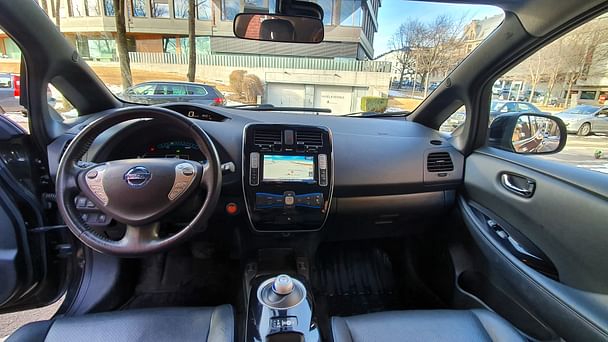 Nissan Leaf med Vinterdekk