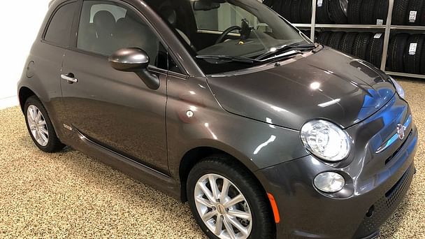 Fiat 500 med Vinterdekk