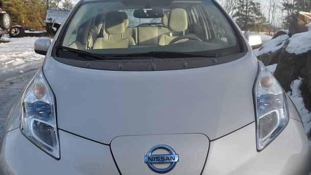 Nissan Leaf 2012 med Skiboks
