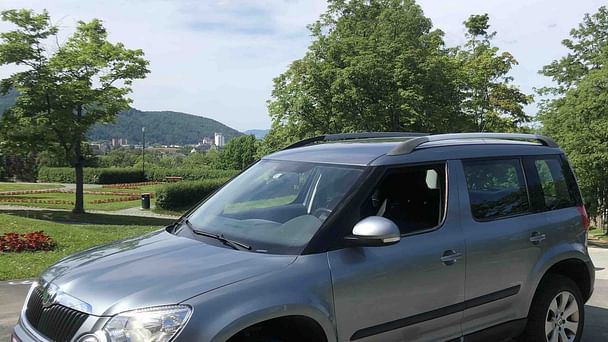 Skoda Yeti med Vinterdekk