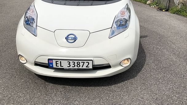 Nissan Leaf med Vinterdekk
