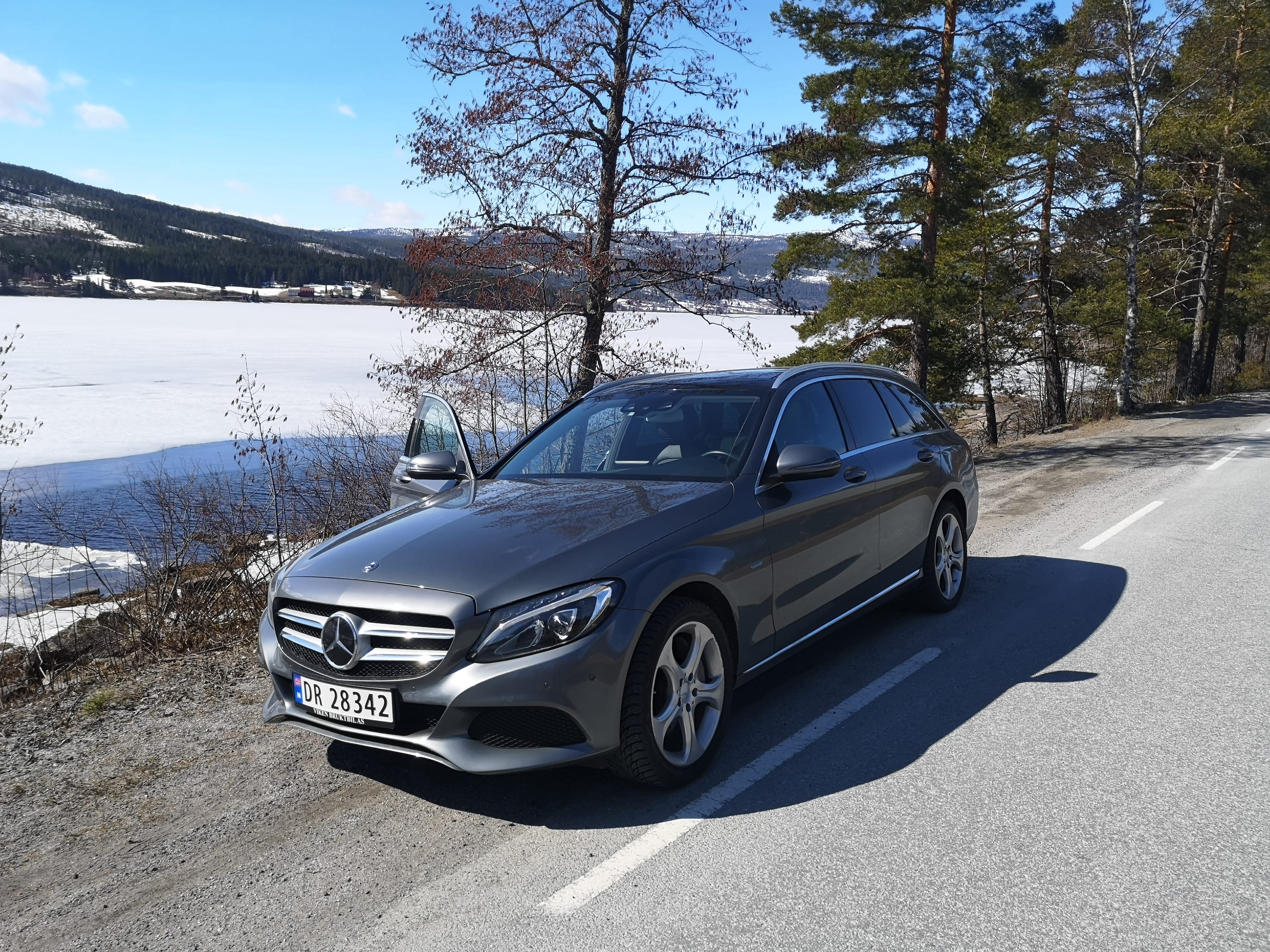 Mercedes C-Klasse Stasjonsvogn med Sykkelstativ