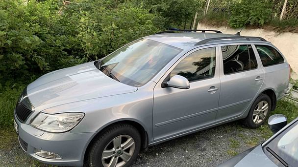 Skoda Octavia Combi med Sykkelstativ