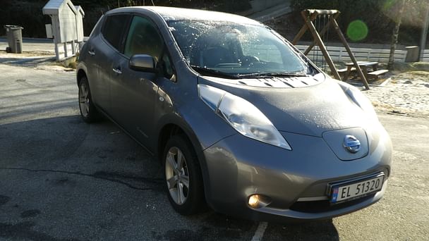 Nissan Leaf med GPS