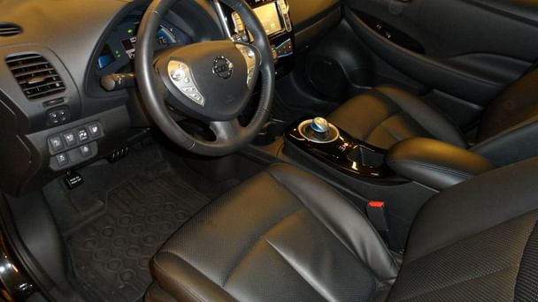 Nissan Leaf med GPS