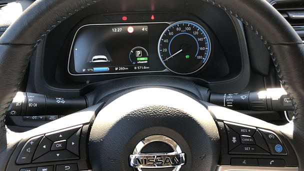Nissan Leaf med GPS