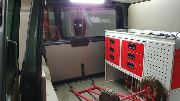 Volkswagen Transporter med Vinterdekk