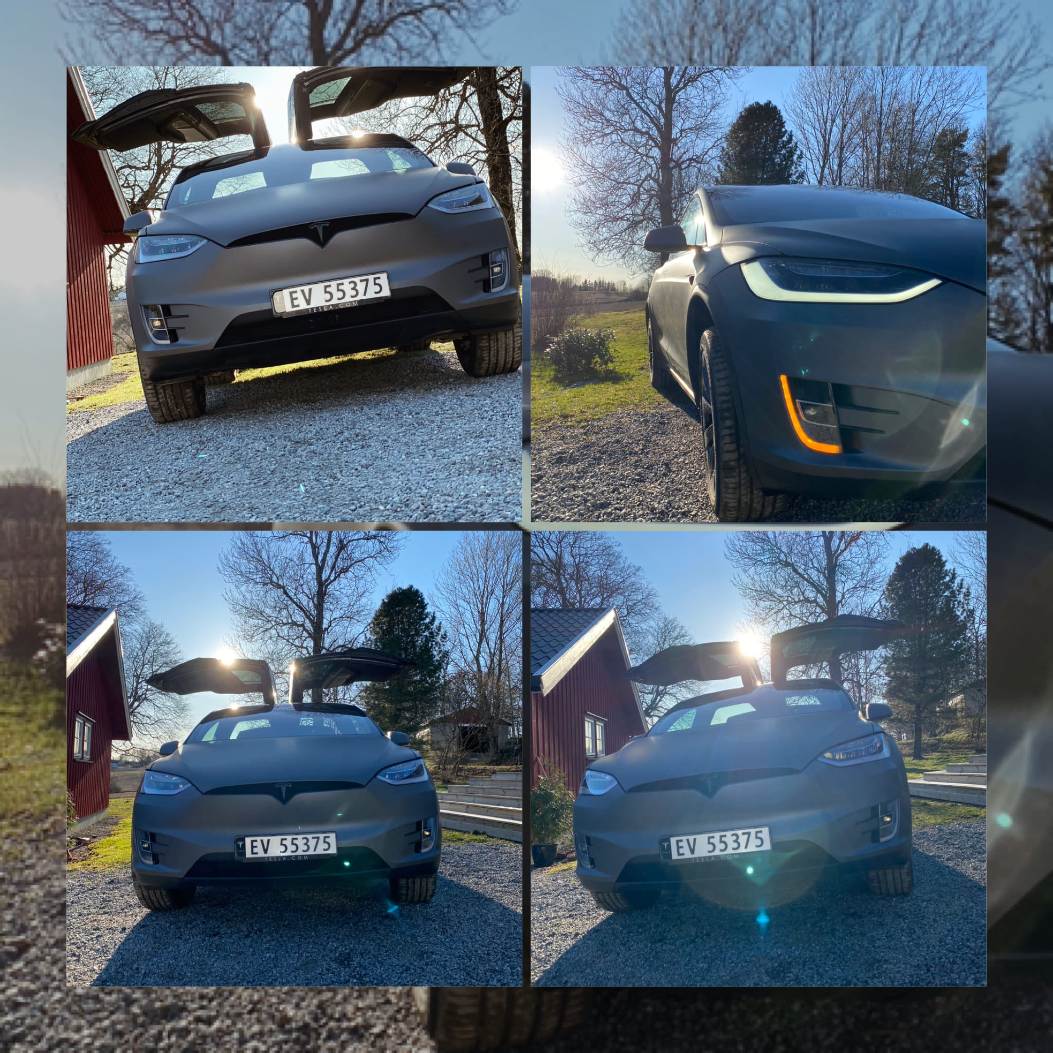 Tesla Model X med GPS