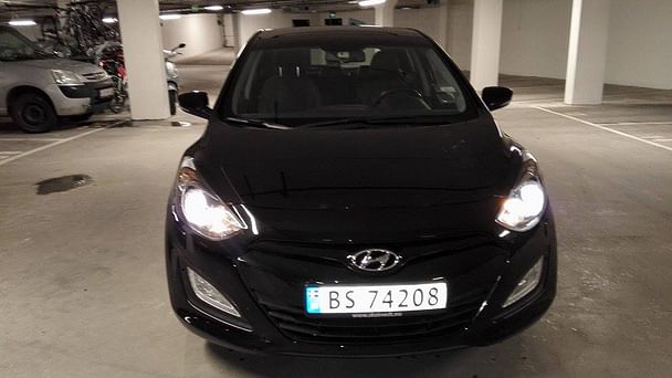 Hyundai i30 med Vinterdekk