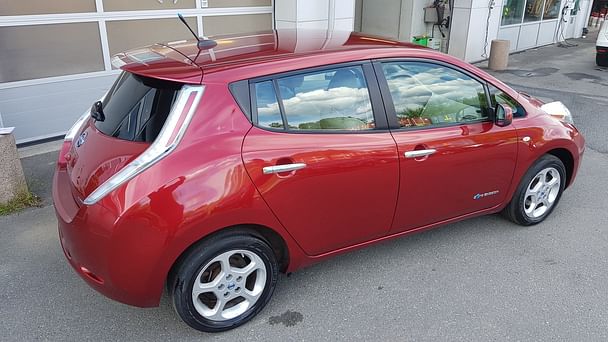 Nissan Leaf med Vinterdekk