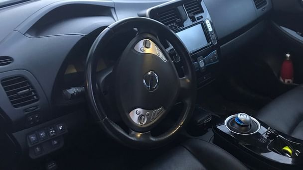 Nissan Leaf med Vinterdekk
