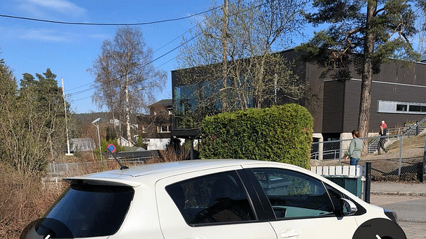 Toyota Yaris med Vinterdekk