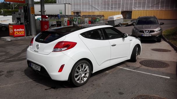 Hyundai Veloster med Vinterdekk