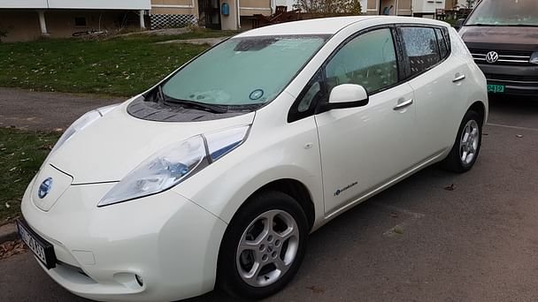 Nissan Leaf med GPS