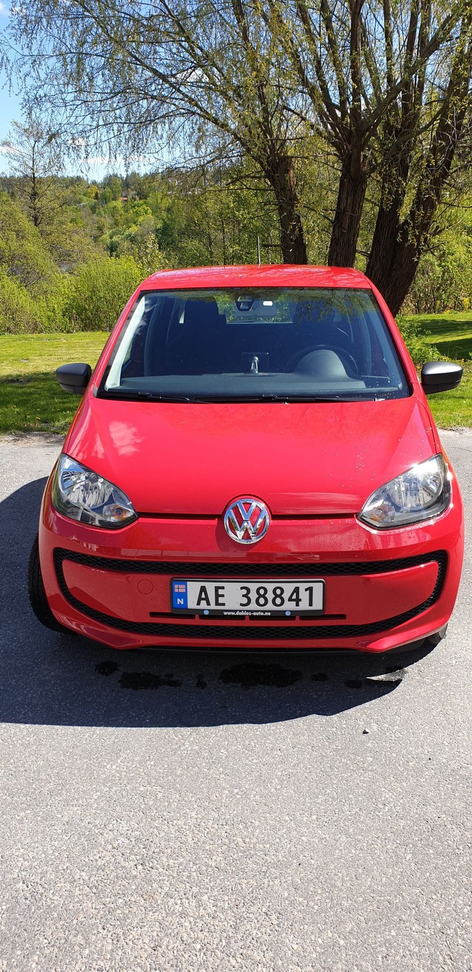 Volkswagen Up! with Snow tires