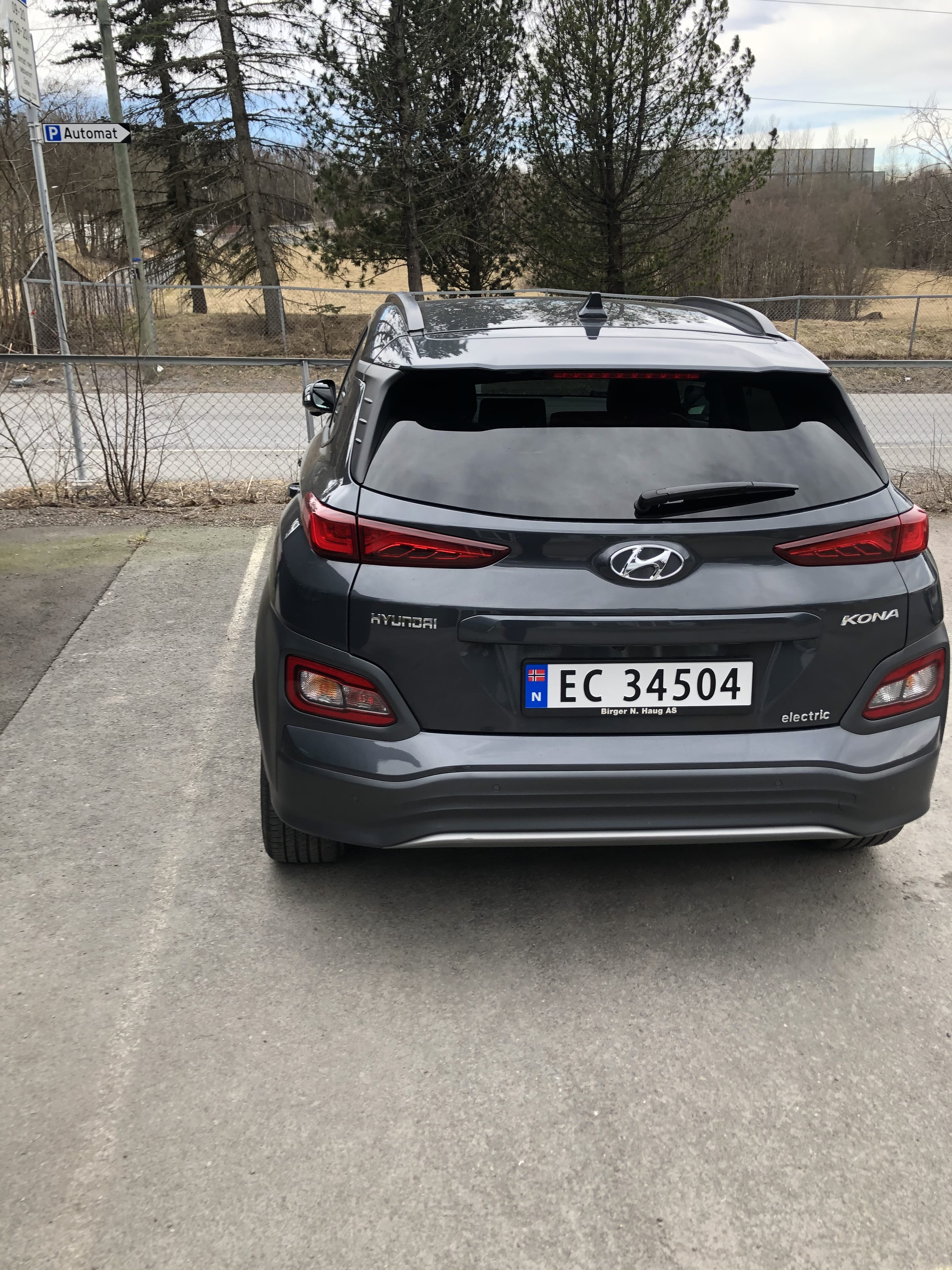 Hyundai Kona with Snow tires