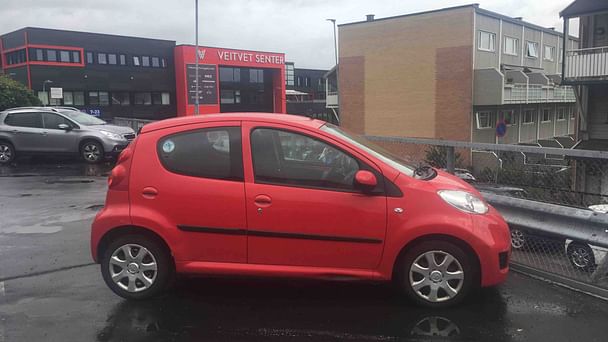 Peugeot 107 med Vinterdekk