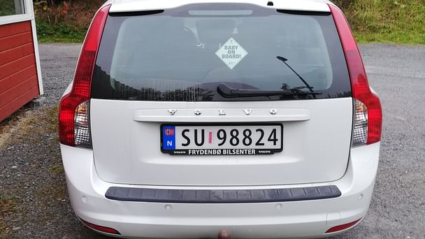 Volvo V50 med Sykkelstativ