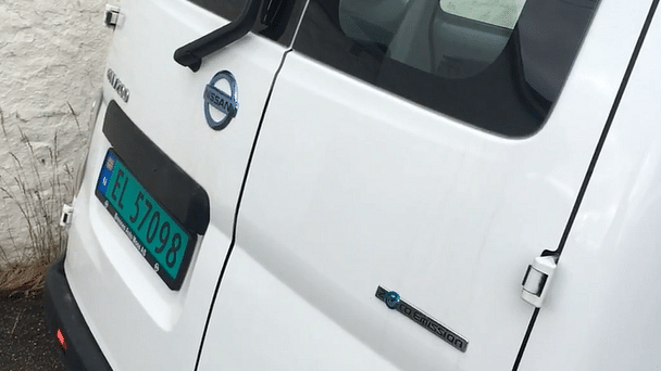 Nissan e-NV200 Fourgon med GPS