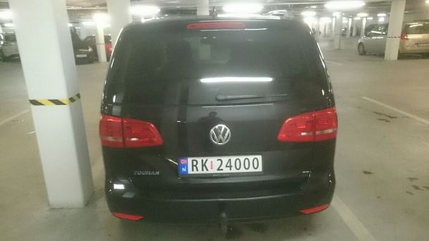 Volkswagen Touran med Vinterdekk