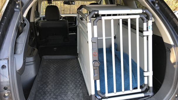 Mitsubishi Outlander med Skistativ