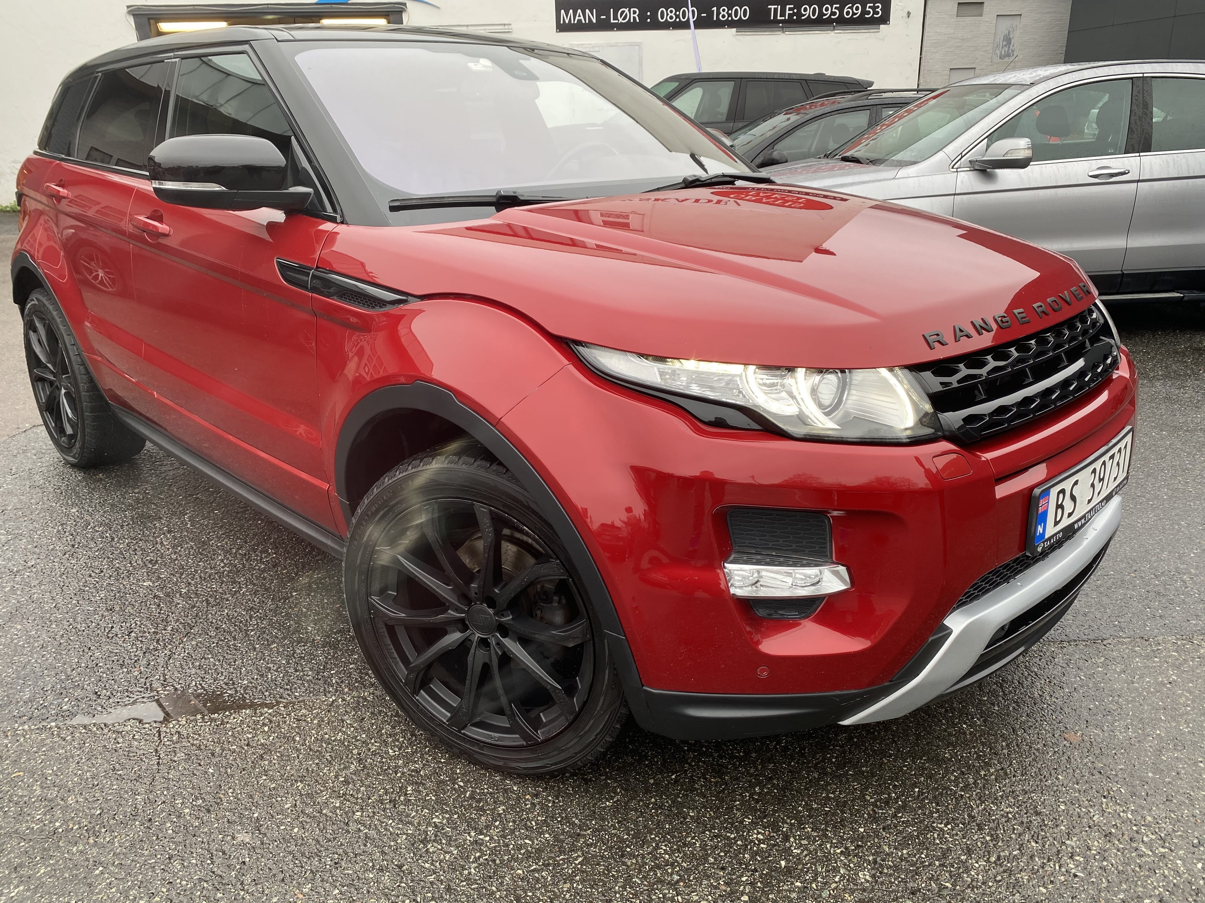 Land-Rover Range Rover Evoque med Vinterdekk
