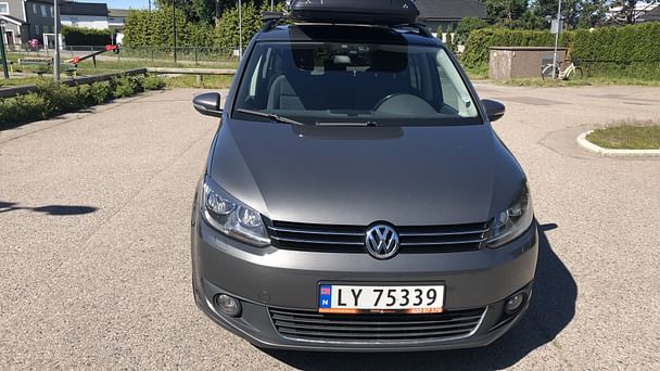 Volkswagen Touran med Vinterdekk