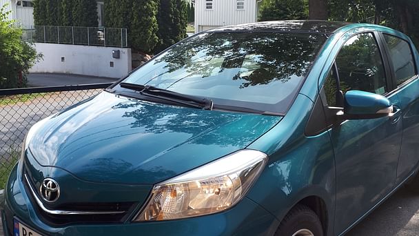 Toyota Yaris med Vinterdekk