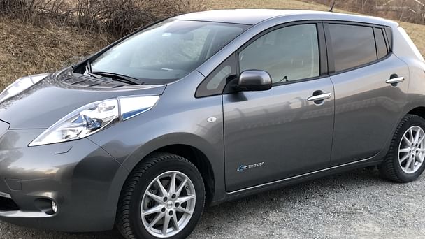 Nissan Leaf med GPS