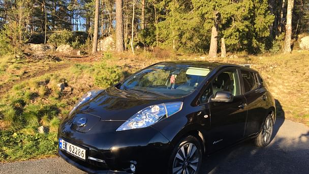 Nissan Leaf med GPS