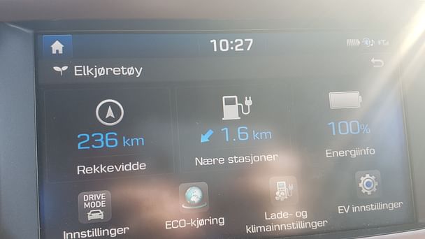 Hyundai Ioniq med Vinterdekk