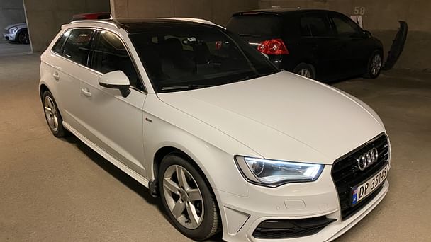 Audi A3 Sportback 1,6 tdi automat med Aircondition
