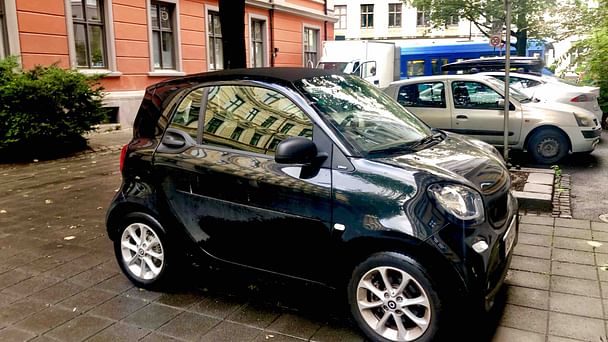 Smart Fortwo Cabriolet med Vinterdekk