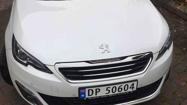 Peugeot 308 med GPS
