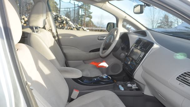 Nissan Leaf 2012 med Sykkelstativ