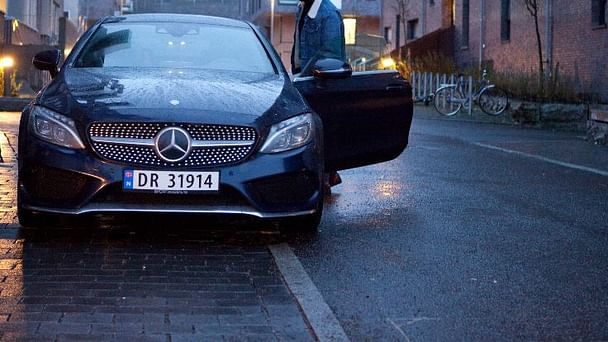 Mercedes CL-Klasse med Vinterdekk
