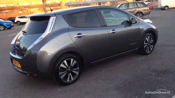 Nissan Leaf med Vinterdekk