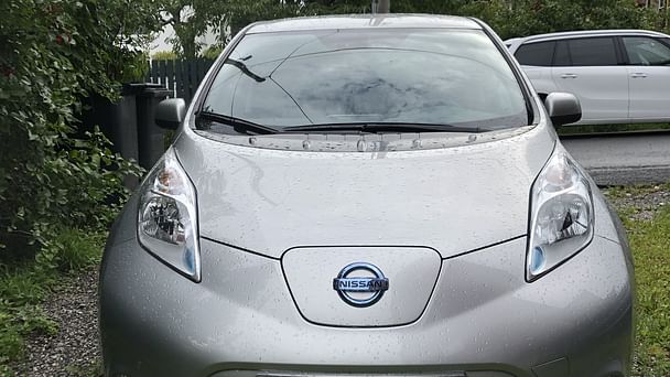 Nissan Leaf med GPS