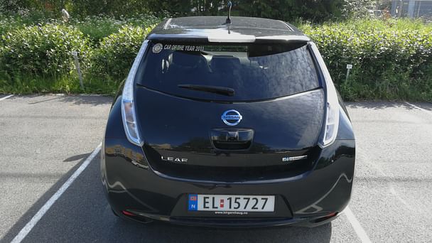 Nissan Leaf med GPS