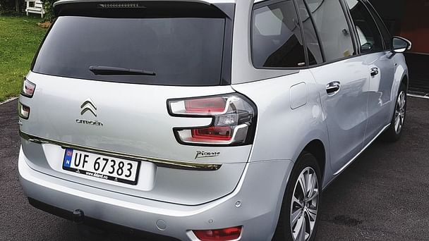 Citroen C4 Picasso med Sykkelstativ