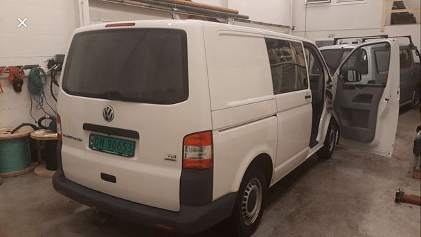 Volkswagen Transporter med Vinterdekk