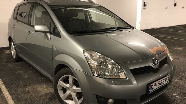 Toyota Corolla Verso, 2008, Diesel, 7 seter